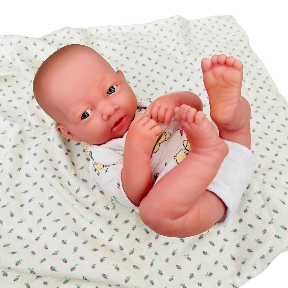 Berenguer 14” Baby Girl Doll Anatomically Correct Realistic Newborn Vinyl 22-07 - Picture 14 of 15